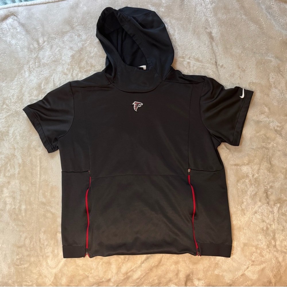 NFL Atlanta Falcons #35 Black Jersey Shirt with Red Accents